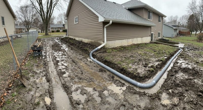 Landscape Drainage Installation
