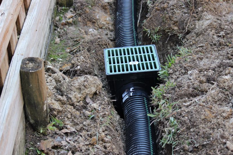 Muddy Yard Drainage Installation